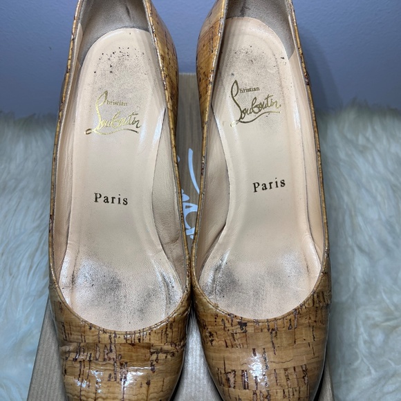 Simple Pump 70 Cork Lucido (vintage) - Picture 2 of 15